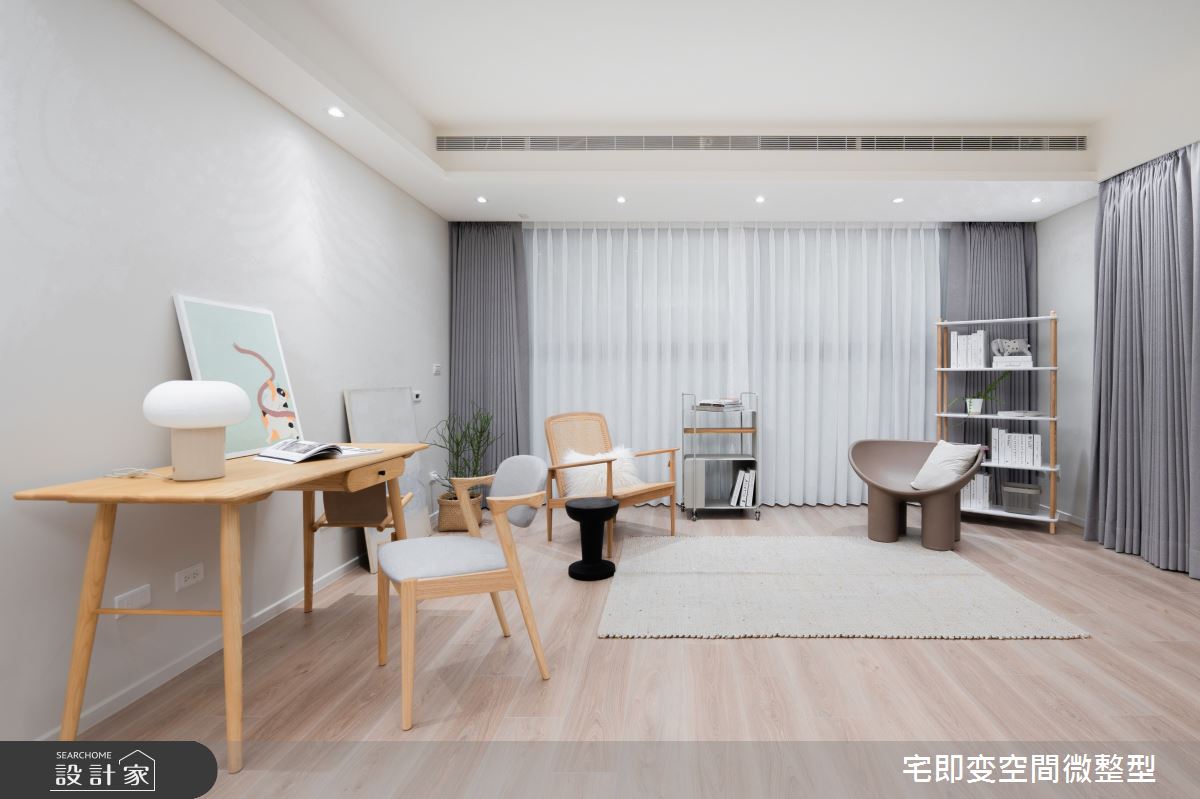 58坪新成屋(5年以下)＿木質風客廳案例圖片＿宅即變空間微整型＿宅即變_57之66