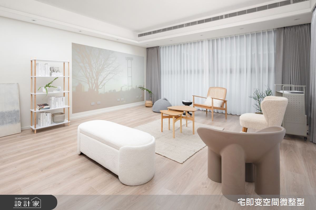 58坪新成屋(5年以下)＿木質風客廳案例圖片＿宅即變空間微整型＿宅即變_57之69