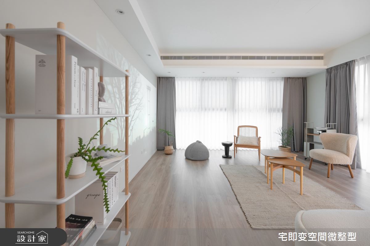 58坪新成屋(5年以下)＿木質風客廳案例圖片＿宅即變空間微整型＿宅即變_57之70