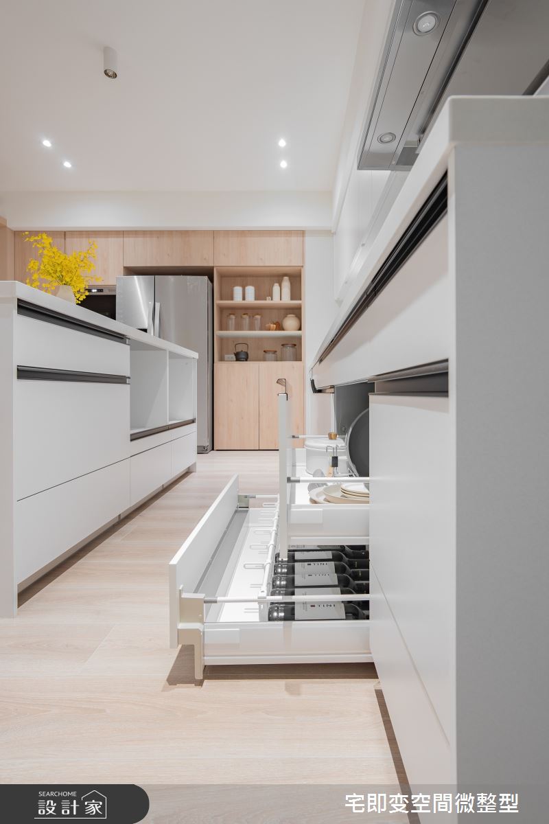 58坪新成屋(5年以下)＿木質風廚房中島案例圖片＿宅即變空間微整型＿宅即變_57之79