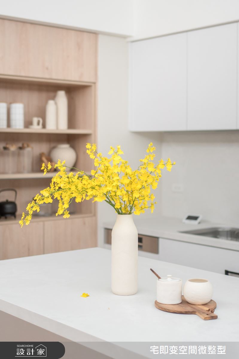 58坪新成屋(5年以下)＿木質風廚房中島案例圖片＿宅即變空間微整型＿宅即變_57之93