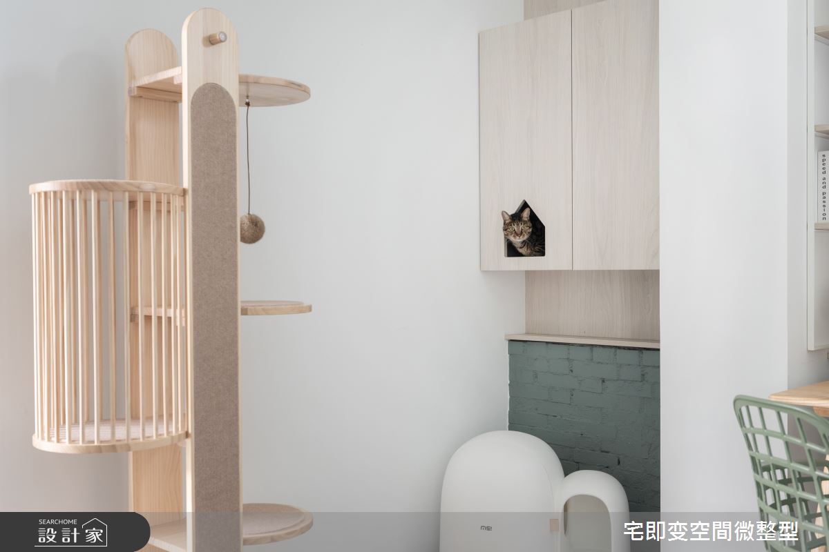 17坪新成屋(5年以下)＿北歐風客廳寵物案例圖片＿宅即變空間微整型＿宅即變_58之10