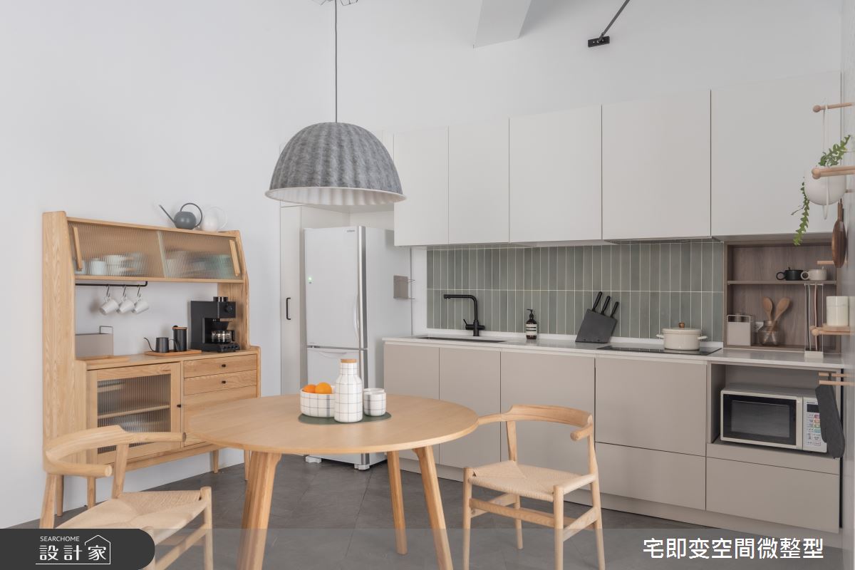 17坪新成屋(5年以下)＿北歐風餐廳廚房案例圖片＿宅即變空間微整型＿宅即變_58之19