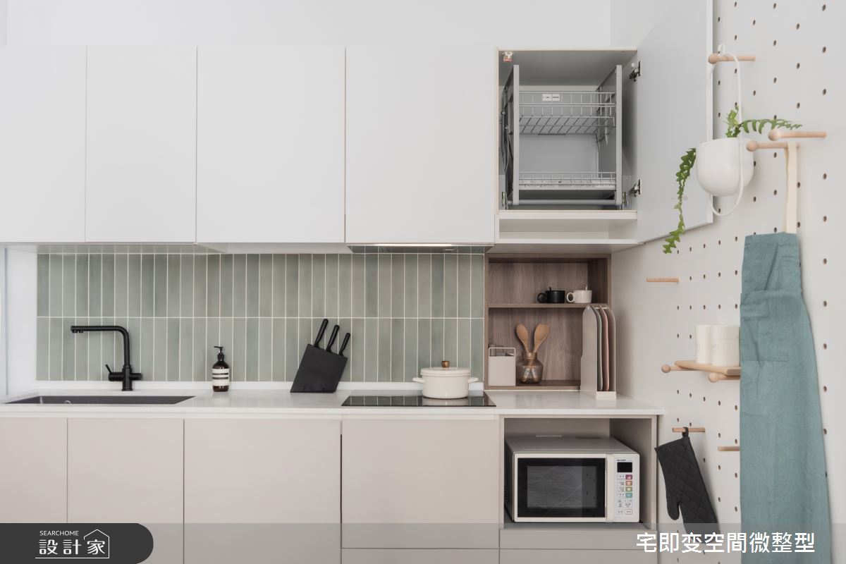 17坪新成屋(5年以下)＿北歐風廚房案例圖片＿宅即變空間微整型＿宅即變_58之22