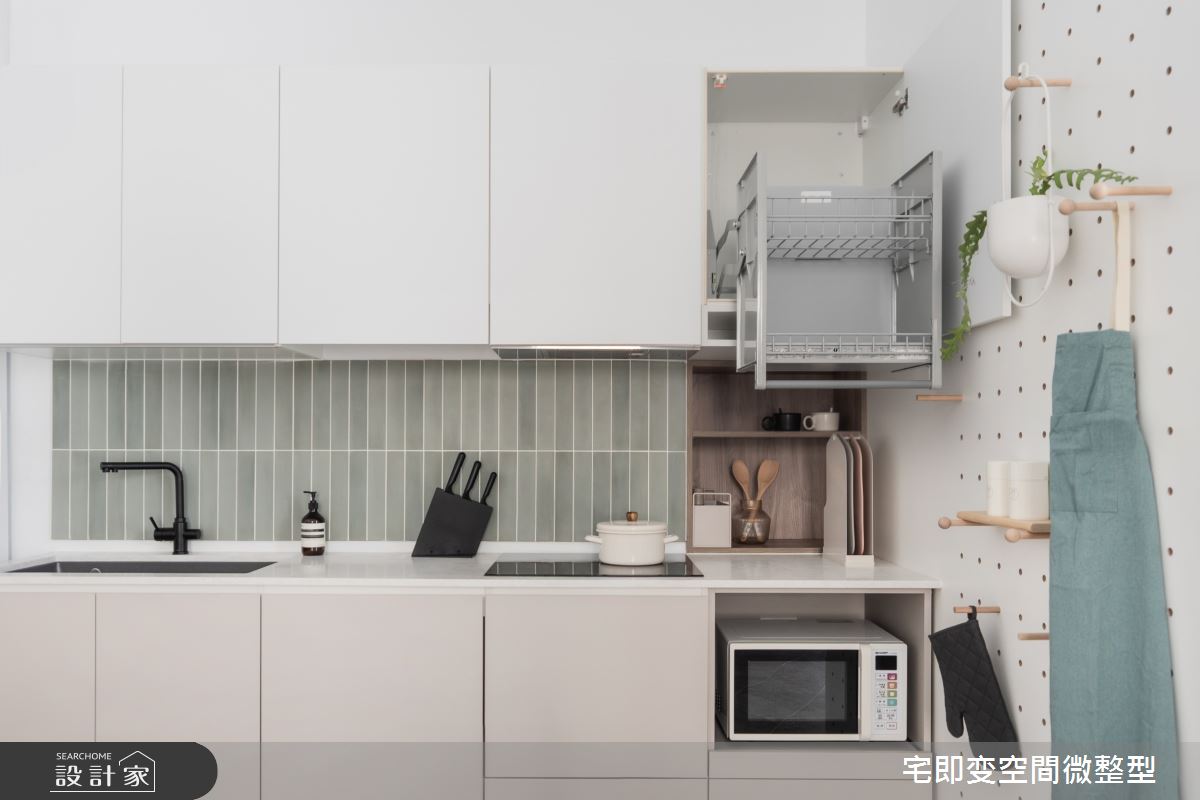 17坪新成屋(5年以下)＿北歐風廚房案例圖片＿宅即變空間微整型＿宅即變_58之23
