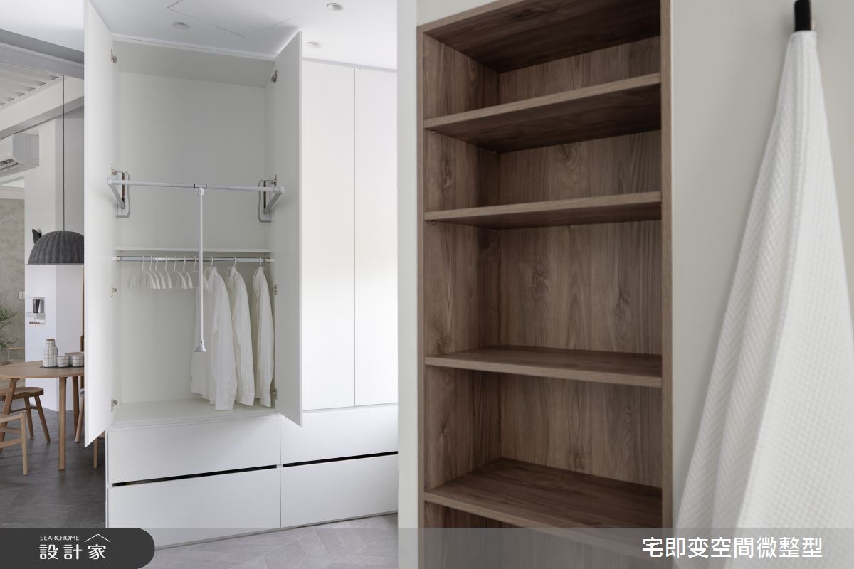 17坪新成屋(5年以下)＿北歐風臥室更衣間案例圖片＿宅即變空間微整型＿宅即變_58之35