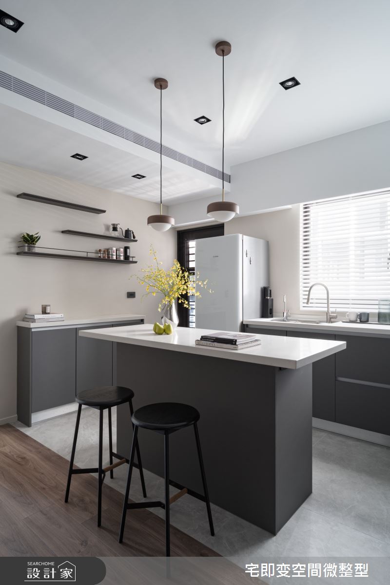 新成屋(5年以下)＿現代風餐廳廚房中島案例圖片＿宅即變空間微整型＿宅即變_59之17