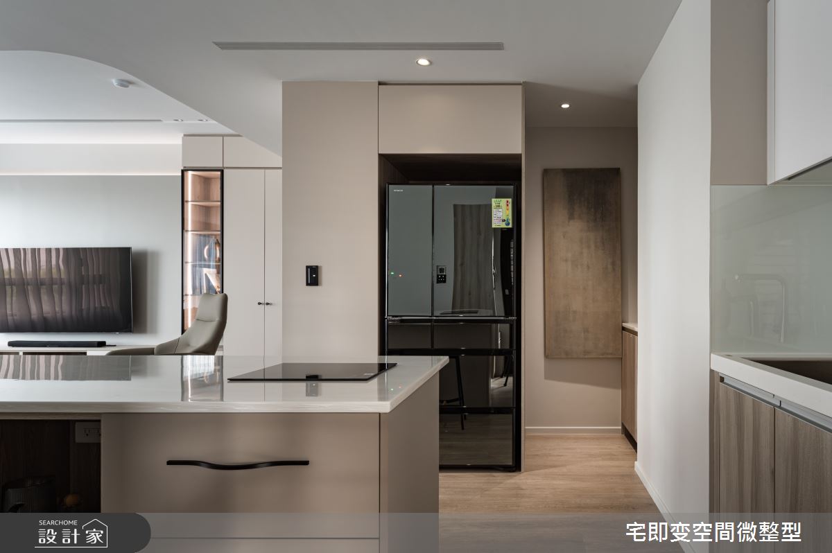 30坪新成屋(5年以下)＿日式無印風廚房中島案例圖片＿宅即變空間微整型＿宅即變_60之19