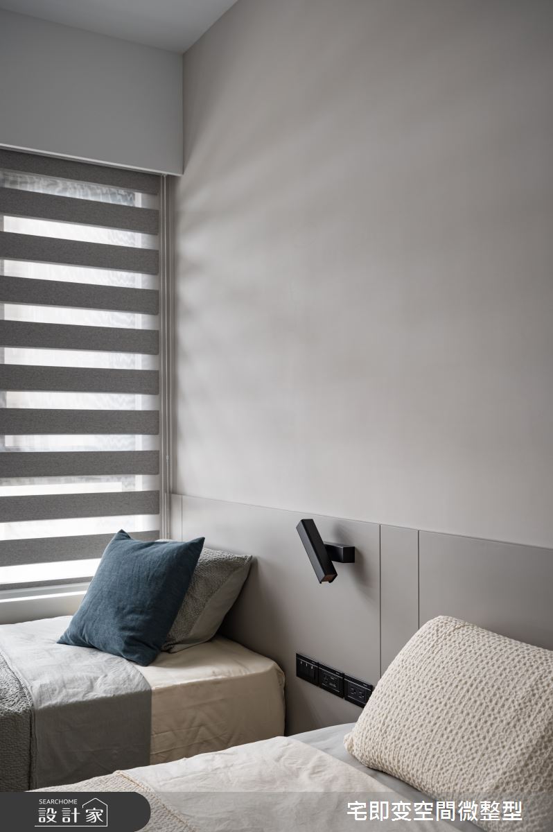 30坪新成屋(5年以下)＿日式無印風臥室案例圖片＿宅即變空間微整型＿宅即變_60之40
