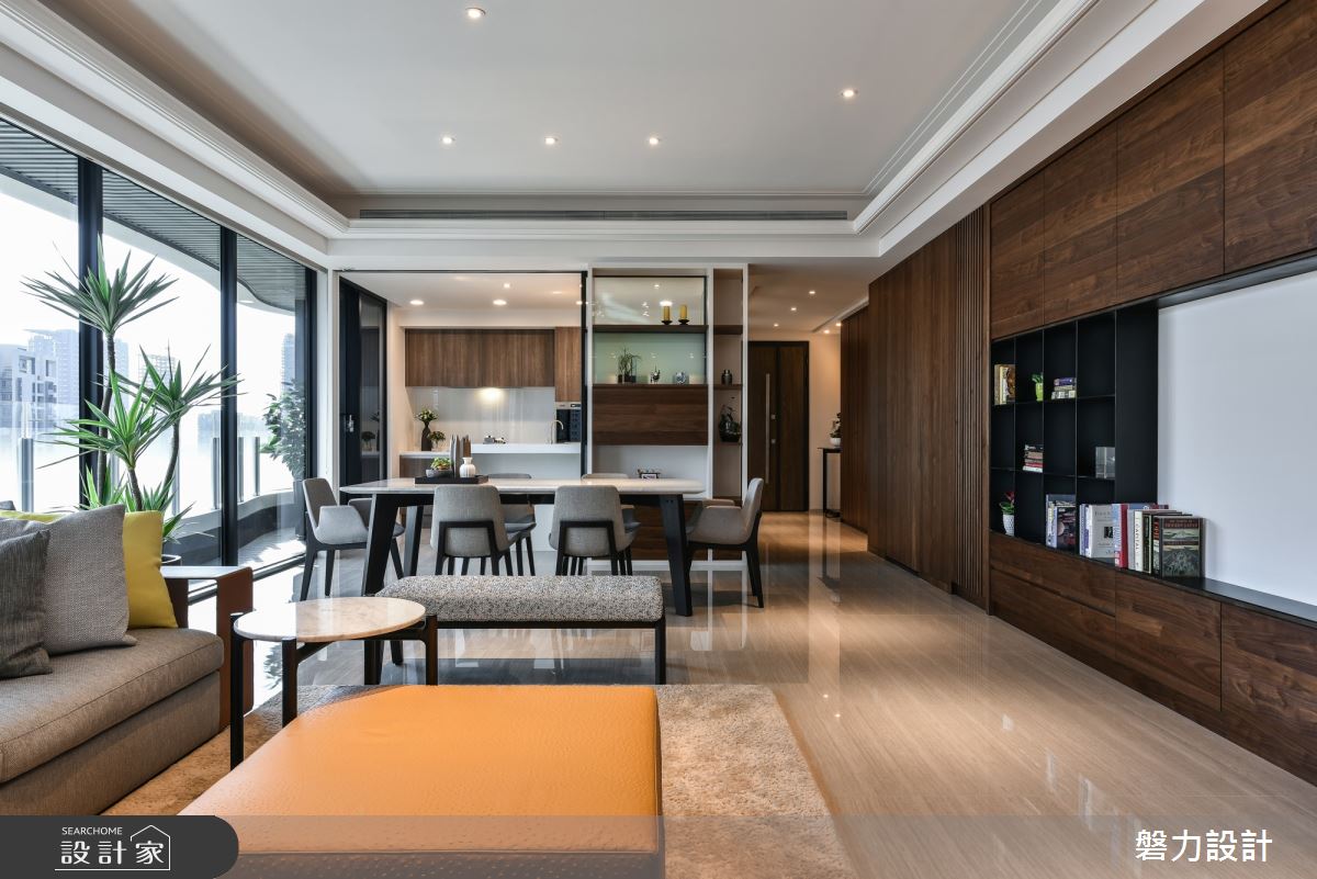 110坪新成屋(5年以下)＿現代風客廳餐廳案例圖片＿Keystone design 磐力設計＿磐力_沐光.嶼之5