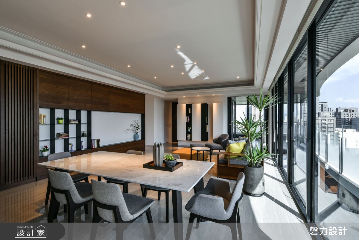 110坪新成屋(5年以下)＿現代風餐廳案例圖片＿Keystone design 磐力設計＿磐力_沐光.嶼之7