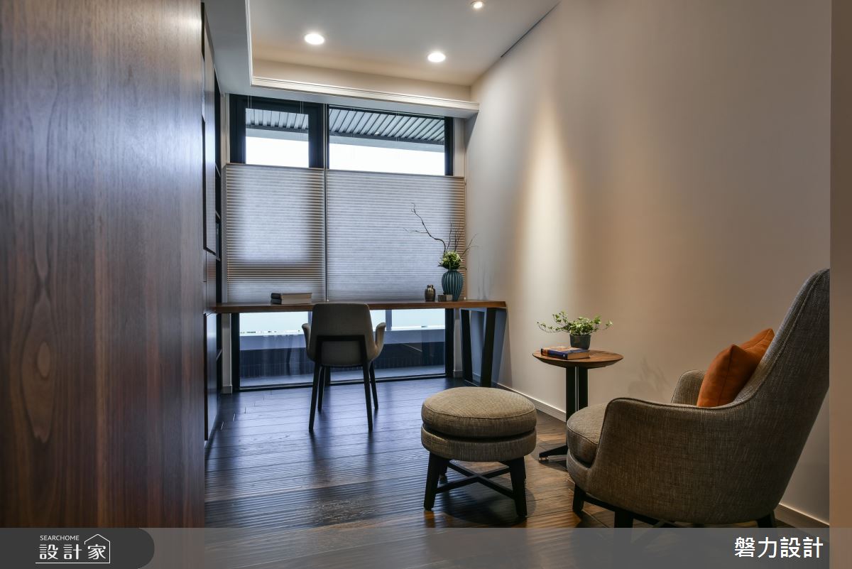 110坪新成屋(5年以下)＿現代風書房案例圖片＿Keystone design 磐力設計＿磐力_沐光.嶼之11