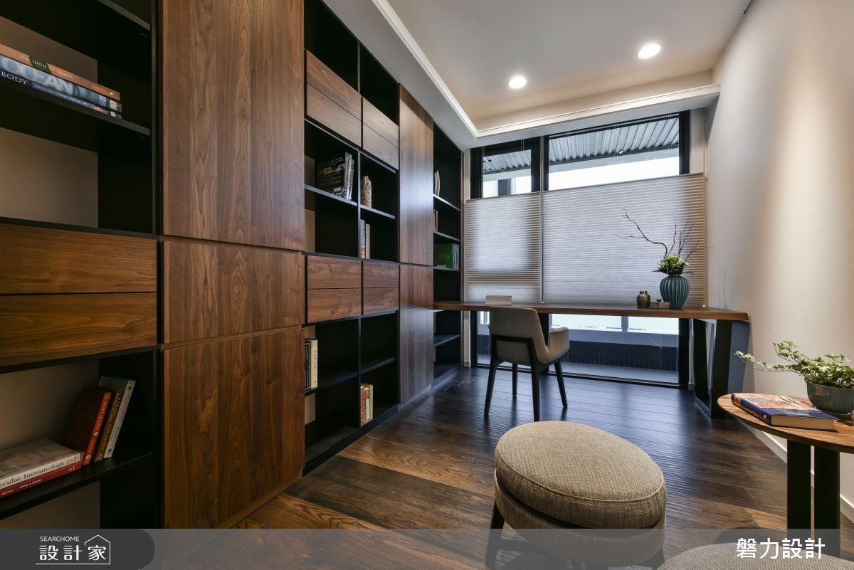 110坪新成屋(5年以下)＿現代風書房案例圖片＿Keystone design 磐力設計＿磐力_沐光.嶼之12