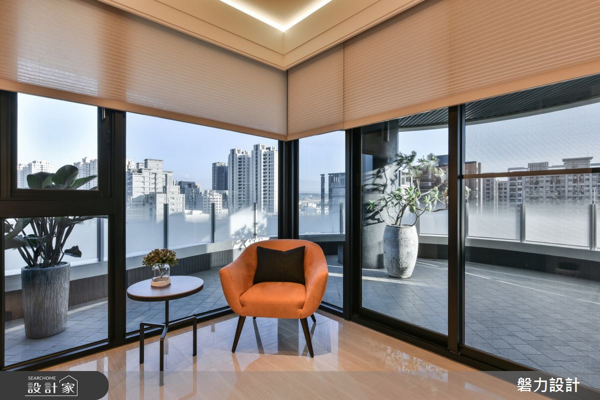 110坪新成屋(5年以下)＿現代風陽台案例圖片＿Keystone design 磐力設計＿磐力_沐光.嶼之13