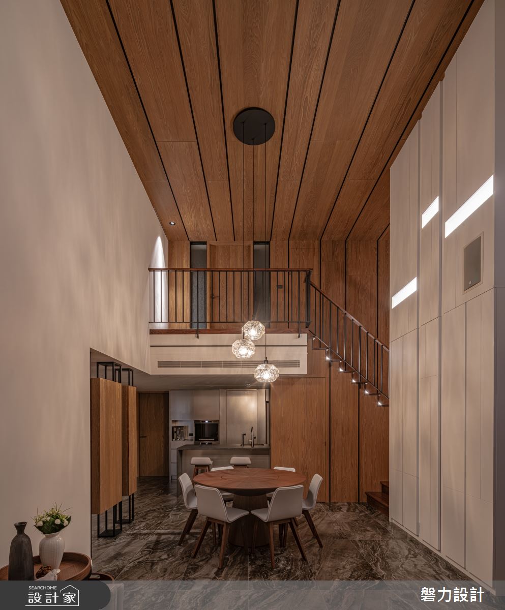 70坪老屋(16~30年)＿現代風餐廳樓梯案例圖片＿Keystone design 磐力設計＿磐力_逸掬旭光之8