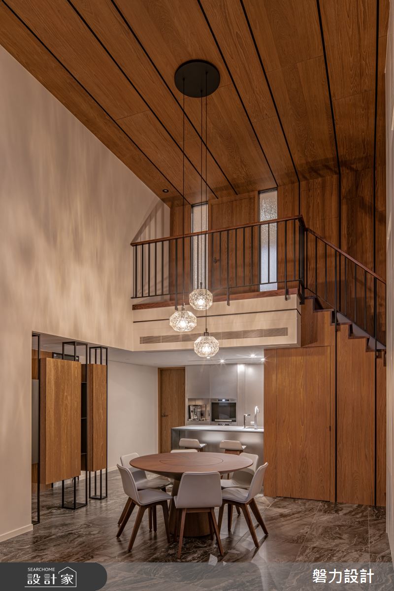 70坪老屋(16~30年)＿現代風餐廳樓梯案例圖片＿Keystone design 磐力設計＿磐力_逸掬旭光之9