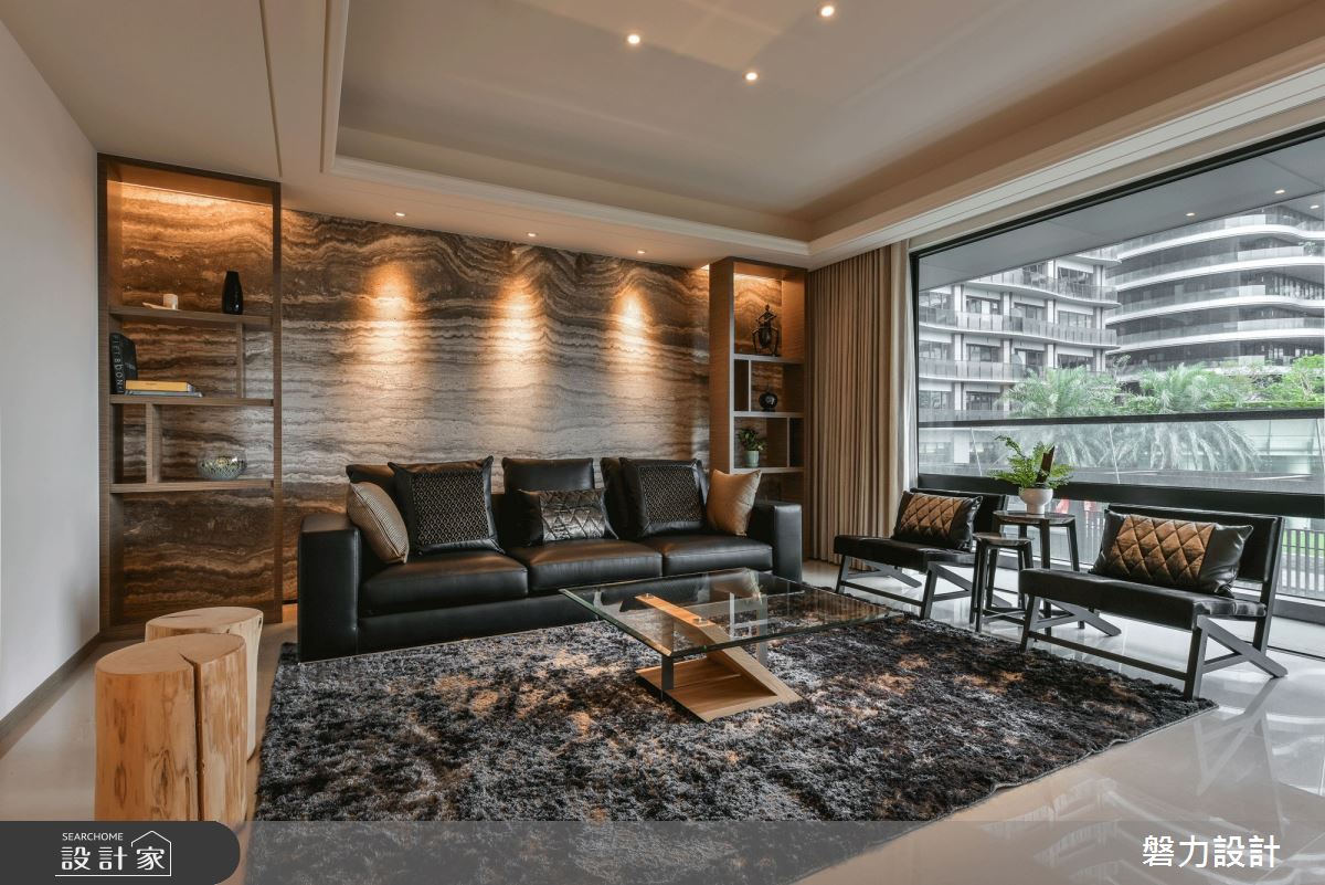 78坪新成屋(5年以下)＿現代風客廳案例圖片＿Keystone design 磐力設計＿磐力_河曲山迎之2