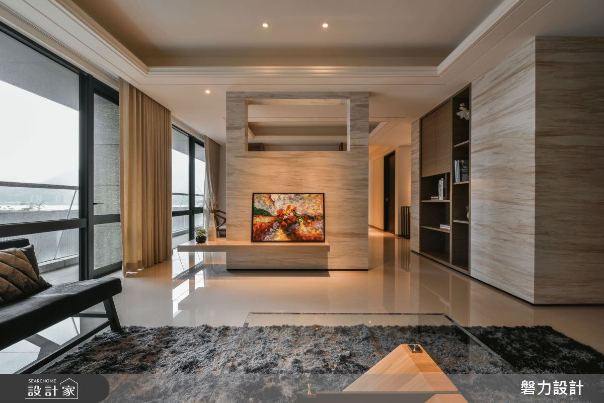 78坪新成屋(5年以下)＿現代風客廳案例圖片＿Keystone design 磐力設計＿磐力_河曲山迎之8
