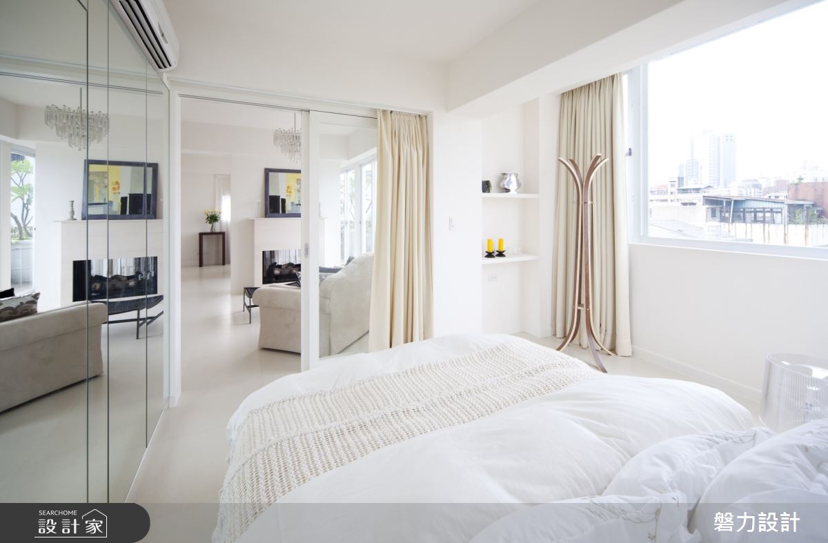 27坪新成屋(5年以下)＿現代風臥室案例圖片＿Keystone design 磐力設計＿磐力_雅白之韻之6