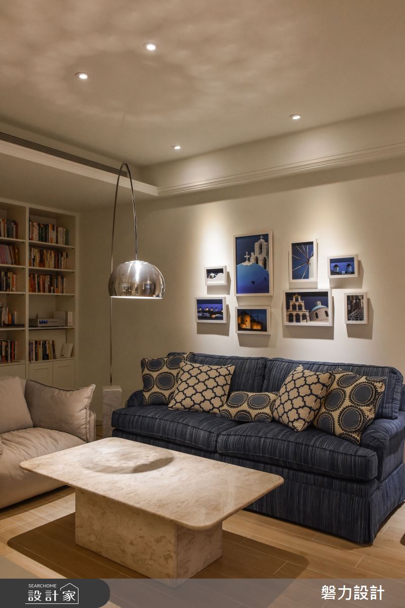 40坪老屋(16~30年)＿混搭風客廳案例圖片＿Keystone design 磐力設計＿磐力_湛藍憶居之2