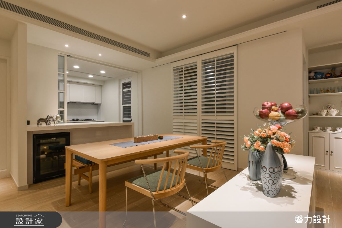 40坪老屋(16~30年)＿混搭風餐廳廚房案例圖片＿Keystone design 磐力設計＿磐力_湛藍憶居之7