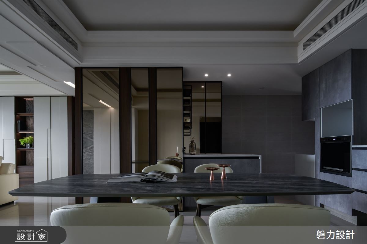 55坪新成屋(5年以下)＿現代風餐廳案例圖片＿Keystone design 磐力設計＿磐力_層峰疊起之19