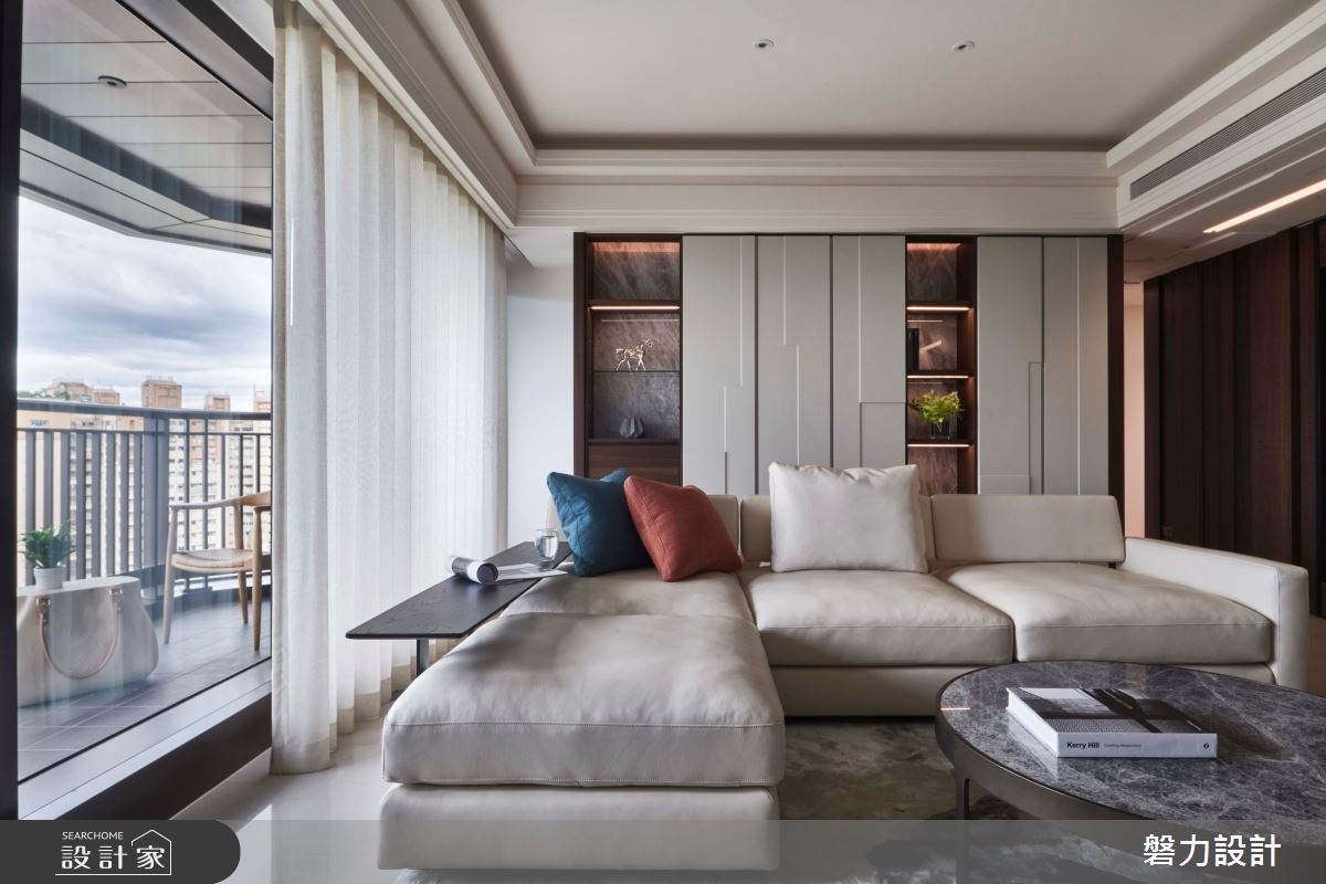 55坪新成屋(5年以下)＿現代風客廳案例圖片＿Keystone design 磐力設計＿磐力_層峰疊起之10