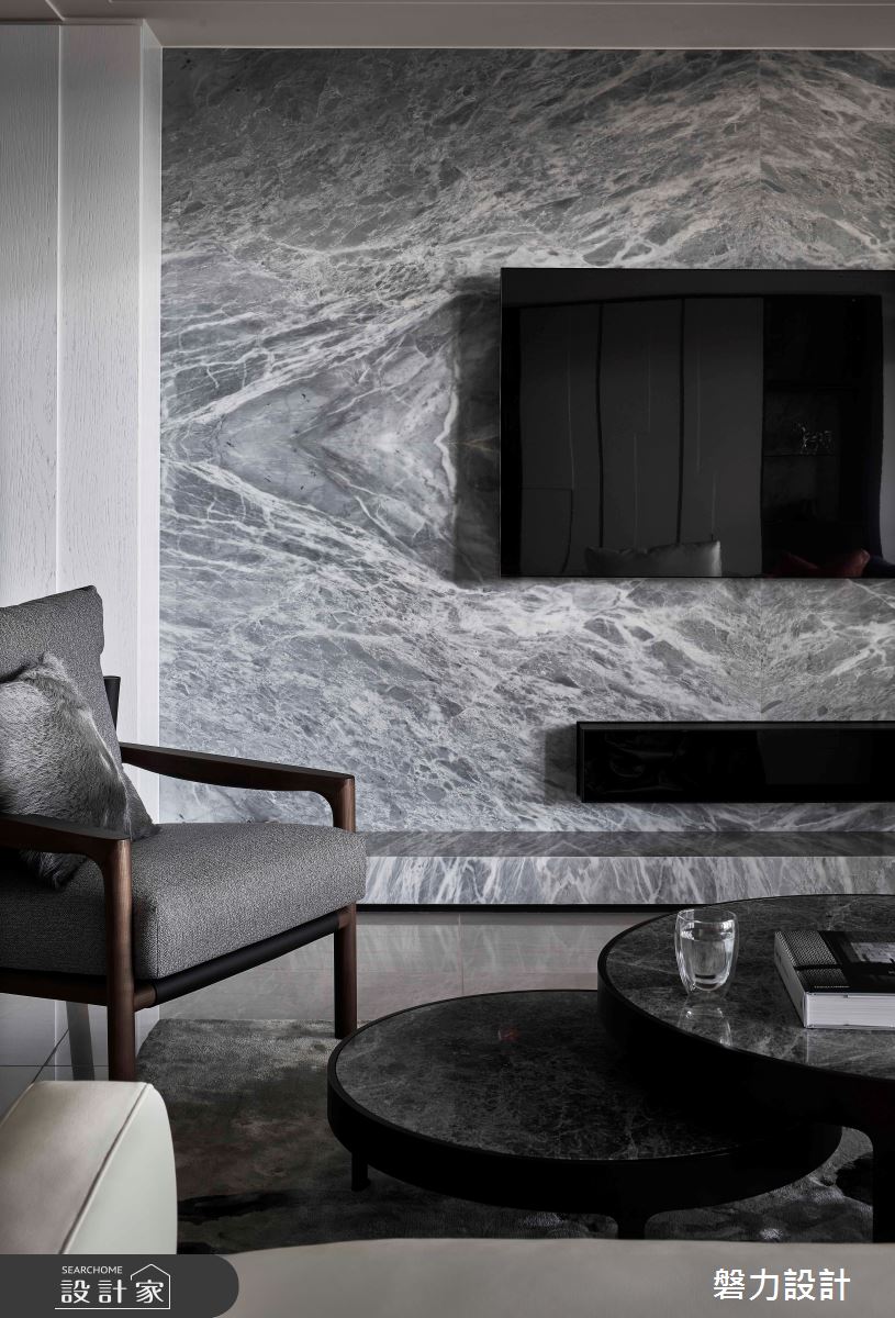 55坪新成屋(5年以下)＿現代風客廳案例圖片＿Keystone design 磐力設計＿磐力_層峰疊起之6