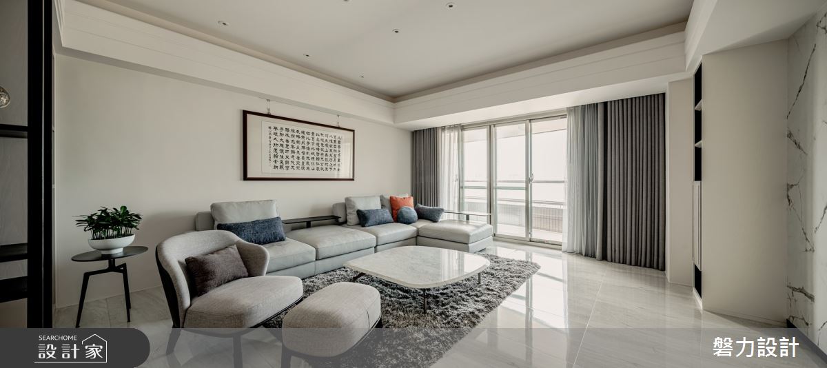 65坪中古屋(5~15年)＿現代風客廳案例圖片＿Keystone design 磐力設計＿磐力_運境.蘊靜之2