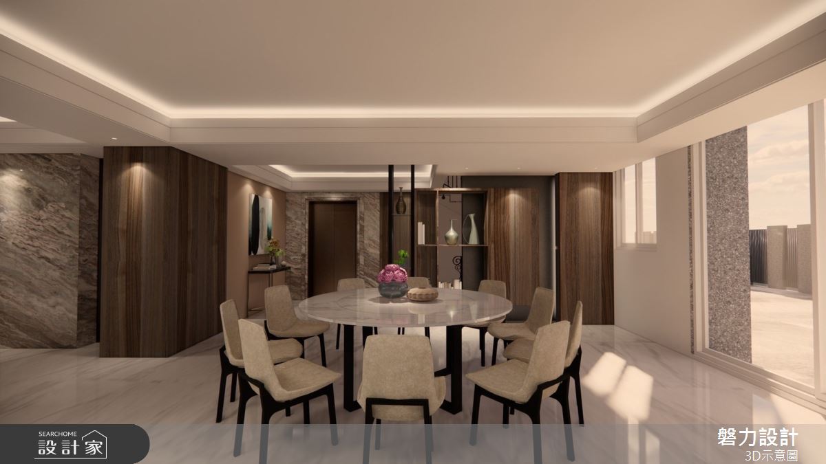 50坪新成屋(5年以下)＿現代風餐廳案例圖片＿Keystone design 磐力設計＿磐力_闊然之8