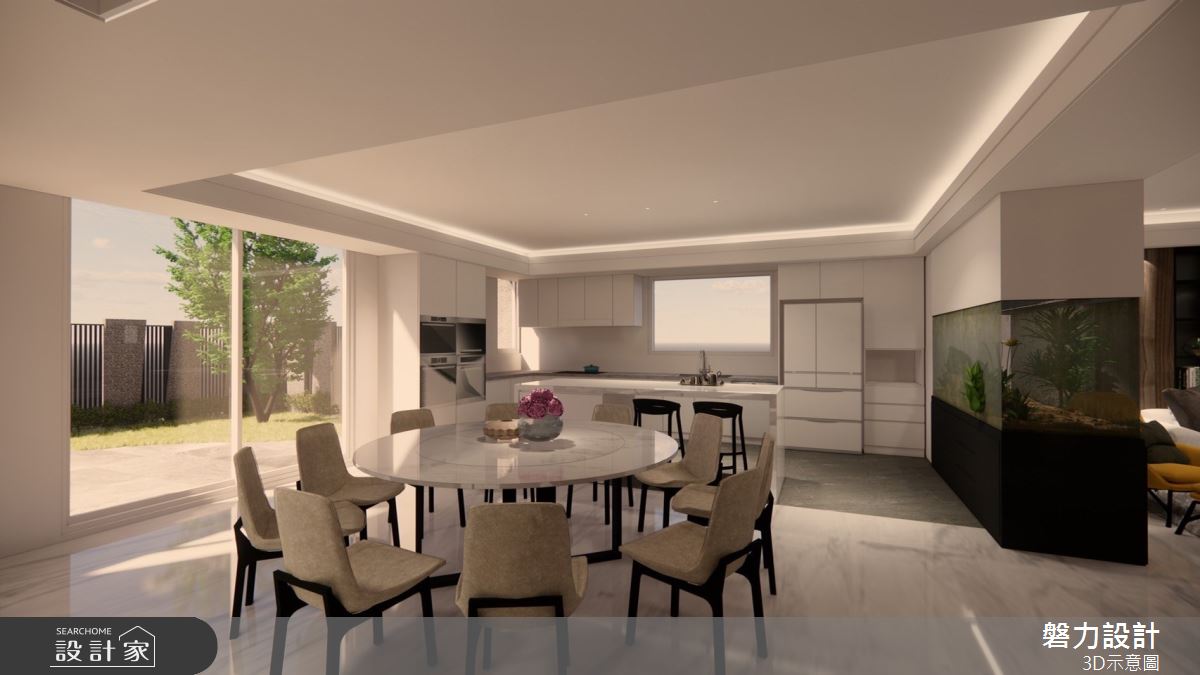 50坪新成屋(5年以下)＿現代風餐廳案例圖片＿Keystone design 磐力設計＿磐力_闊然之9