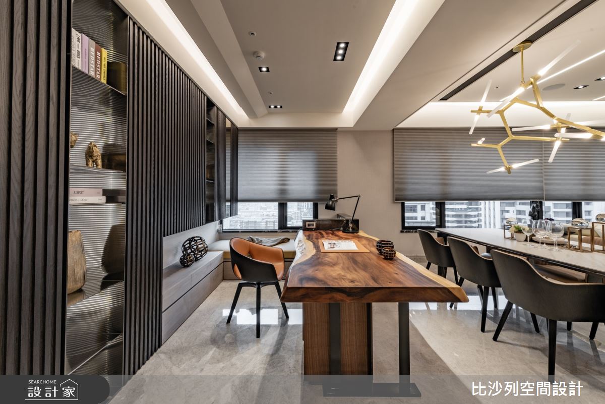 57坪新成屋(5年以下)＿現代風書房案例圖片＿比沙列空間設計＿比沙列_01之15