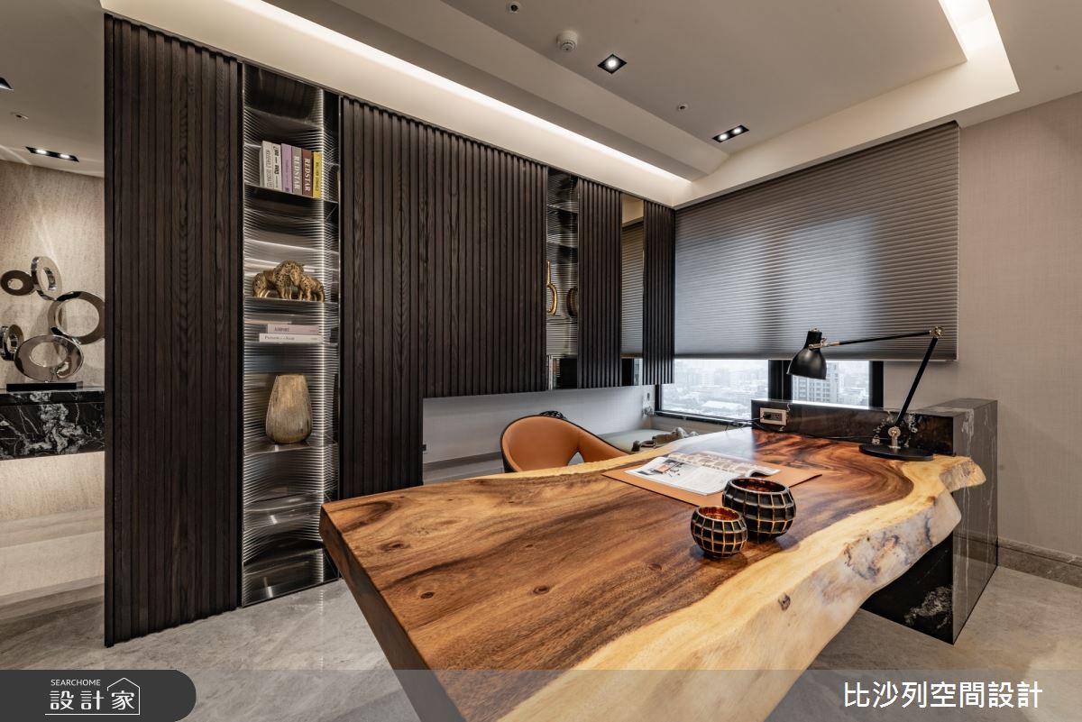 57坪新成屋(5年以下)＿現代風書房案例圖片＿比沙列空間設計＿比沙列_01之16