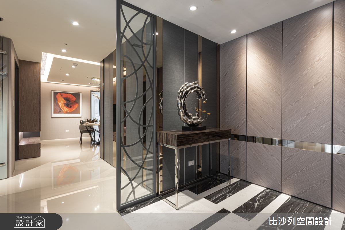 35坪新成屋(5年以下)＿現代風玄關案例圖片＿比沙列空間設計＿比沙列_03之1