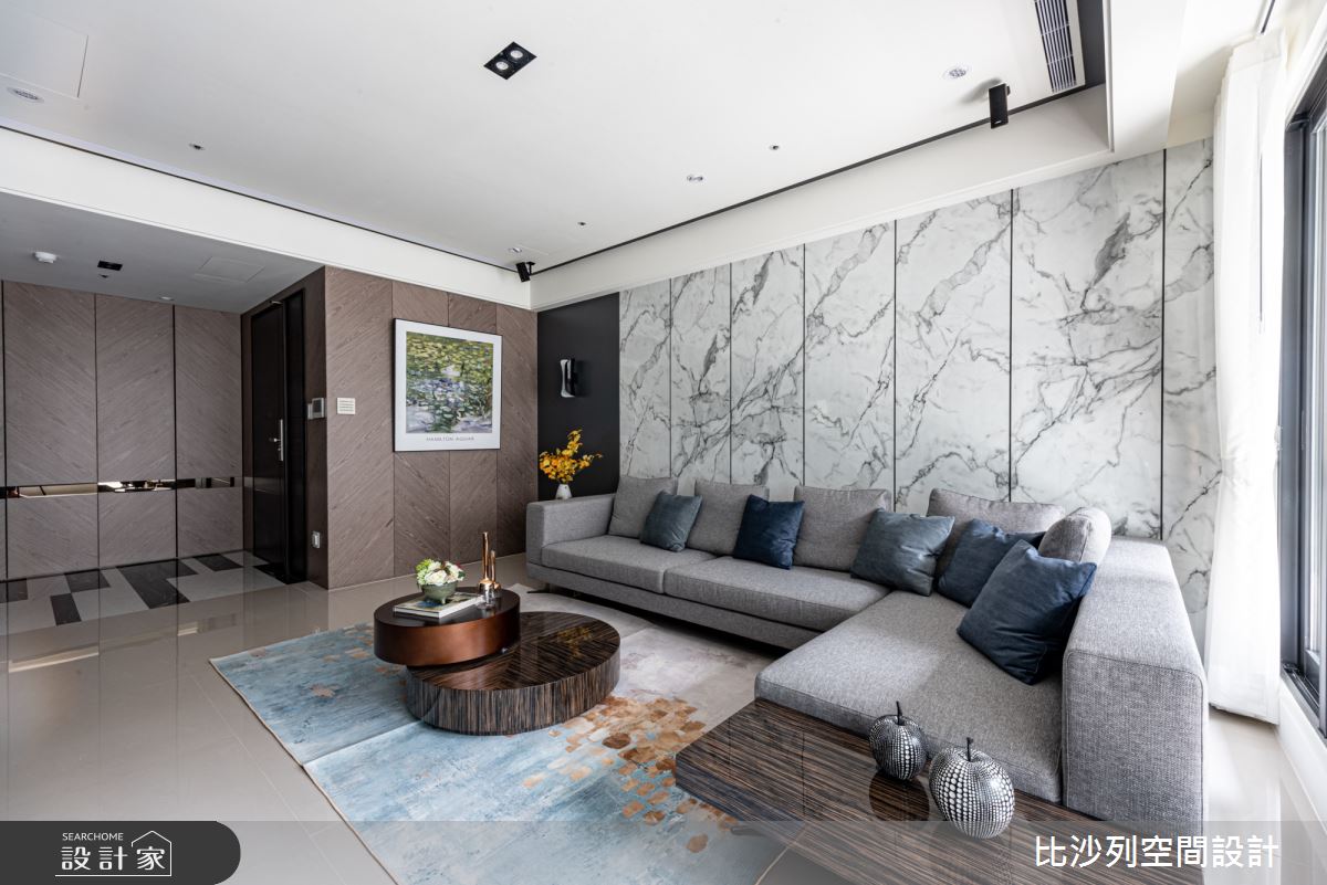 35坪新成屋(5年以下)＿現代風客廳案例圖片＿比沙列空間設計＿比沙列_03之6