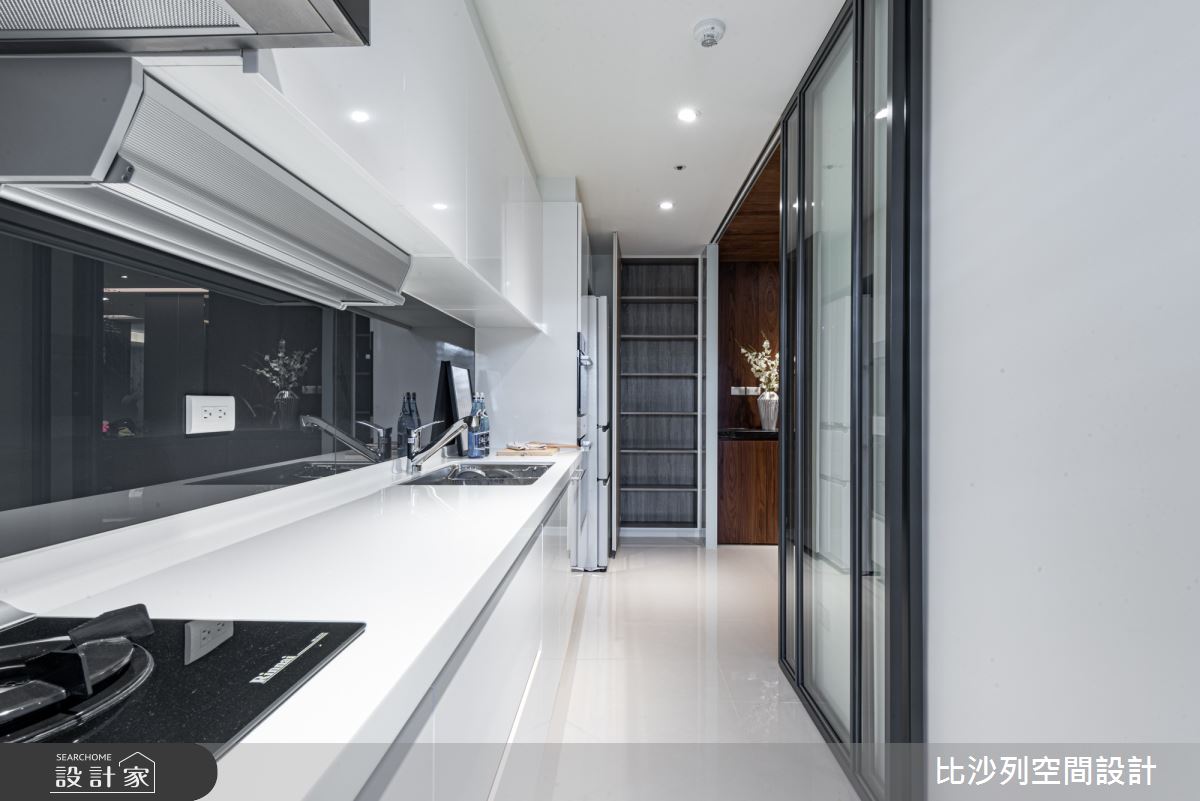 35坪新成屋(5年以下)＿現代風廚房案例圖片＿比沙列空間設計＿比沙列_03之27