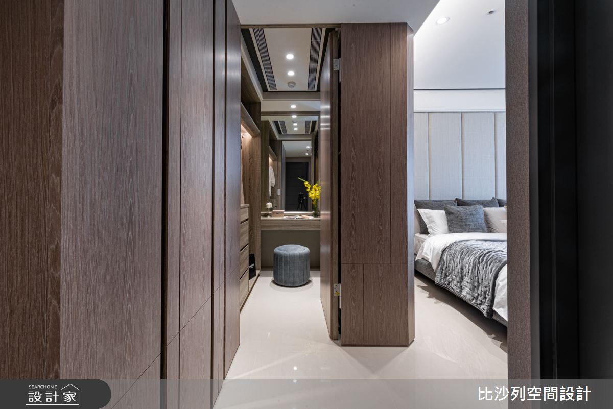 35坪新成屋(5年以下)＿現代風臥室更衣間浴室案例圖片＿比沙列空間設計＿比沙列_03之32