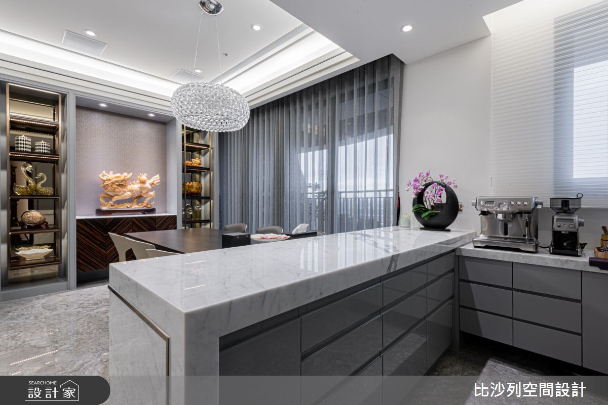 48坪新成屋(5年以下)＿現代風吧檯案例圖片＿比沙列空間設計＿比沙列_04之11