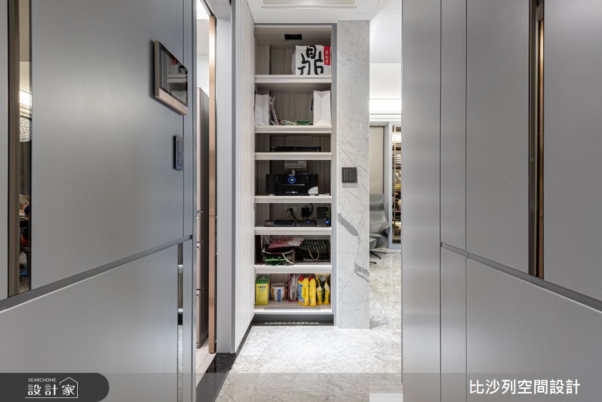 48坪新成屋(5年以下)＿現代風走廊案例圖片＿比沙列空間設計＿比沙列_04之14