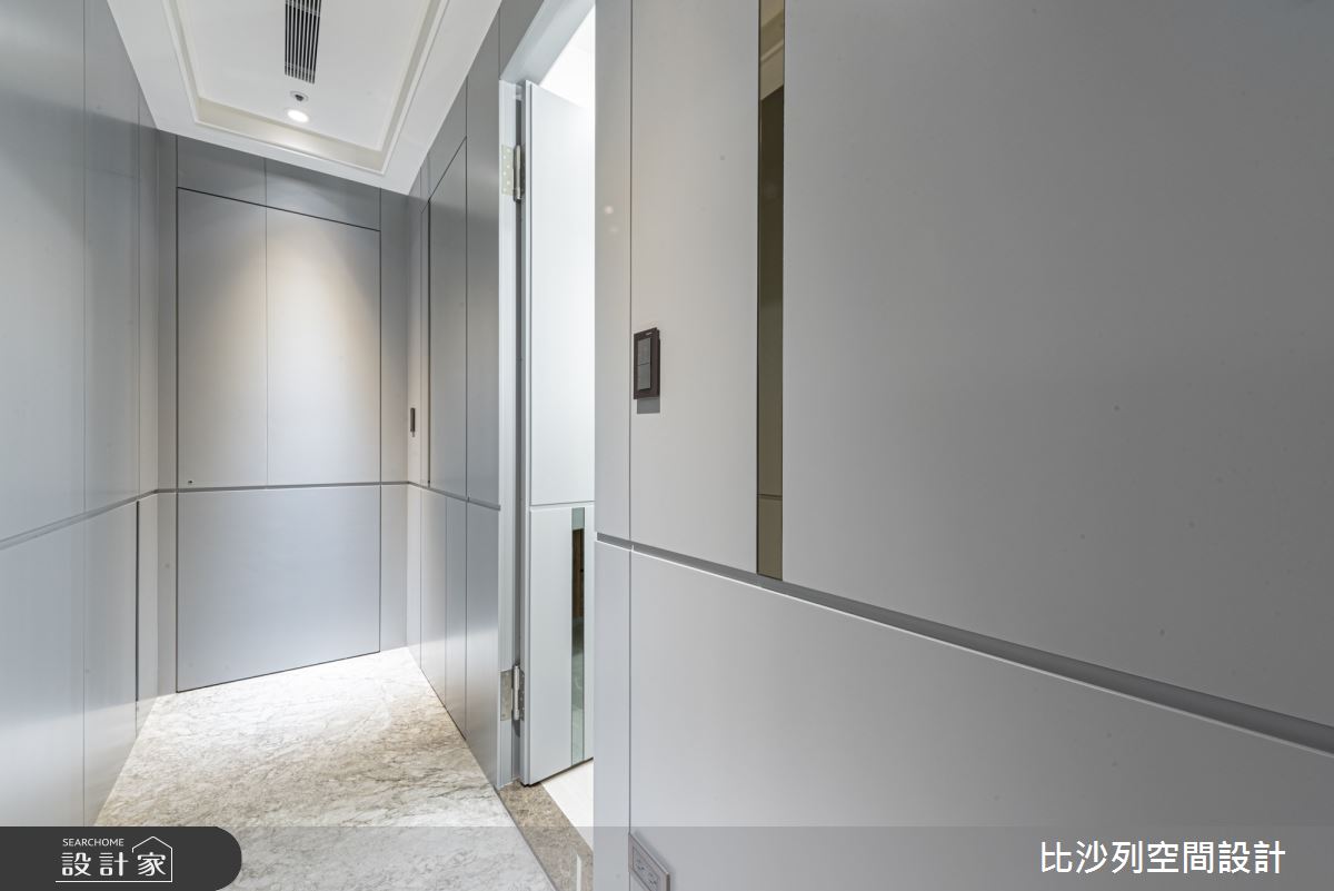 48坪新成屋(5年以下)＿現代風走廊案例圖片＿比沙列空間設計＿比沙列_04之16