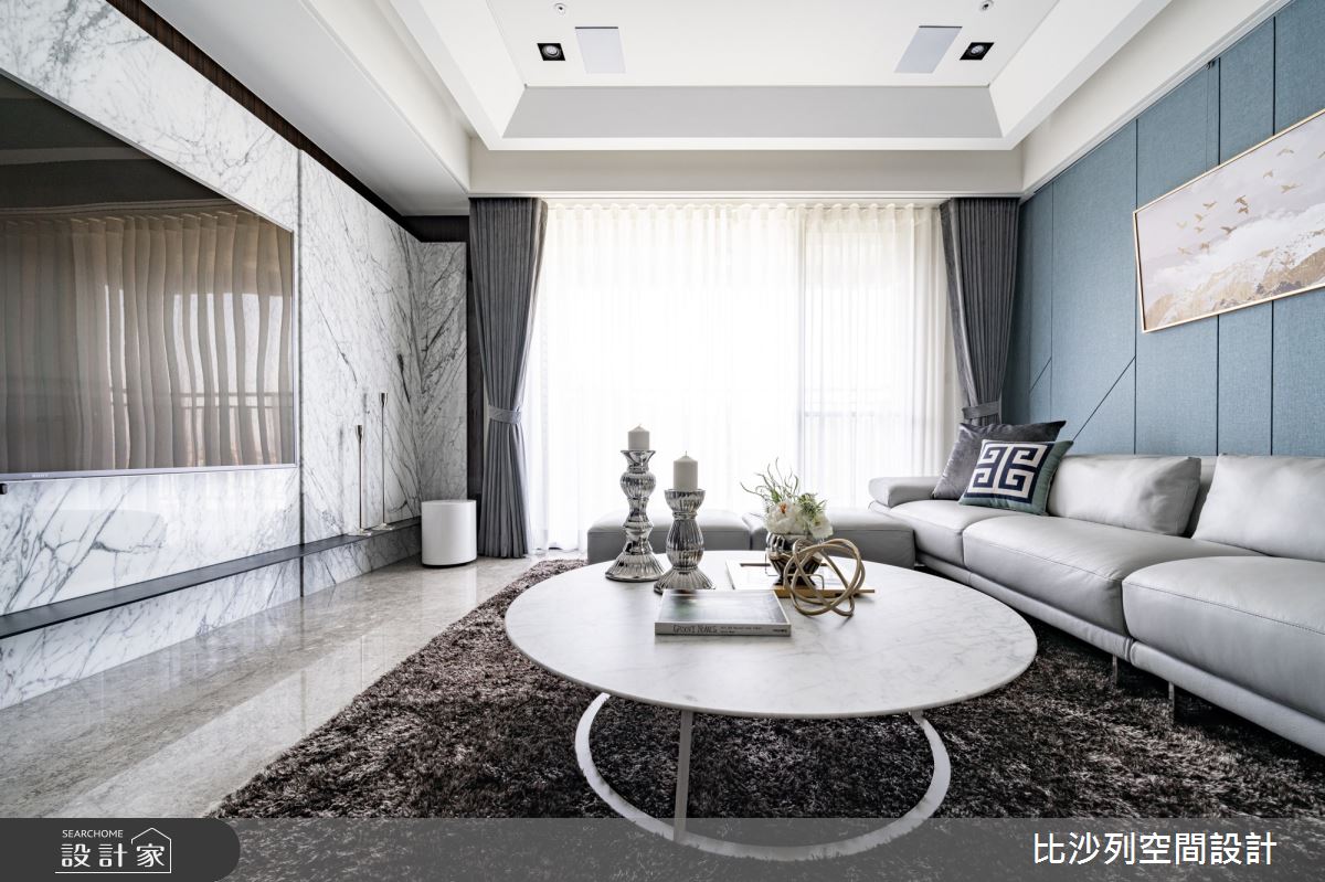 34坪新成屋(5年以下)＿奢華風客廳案例圖片＿比沙列空間設計＿比沙列_06之4