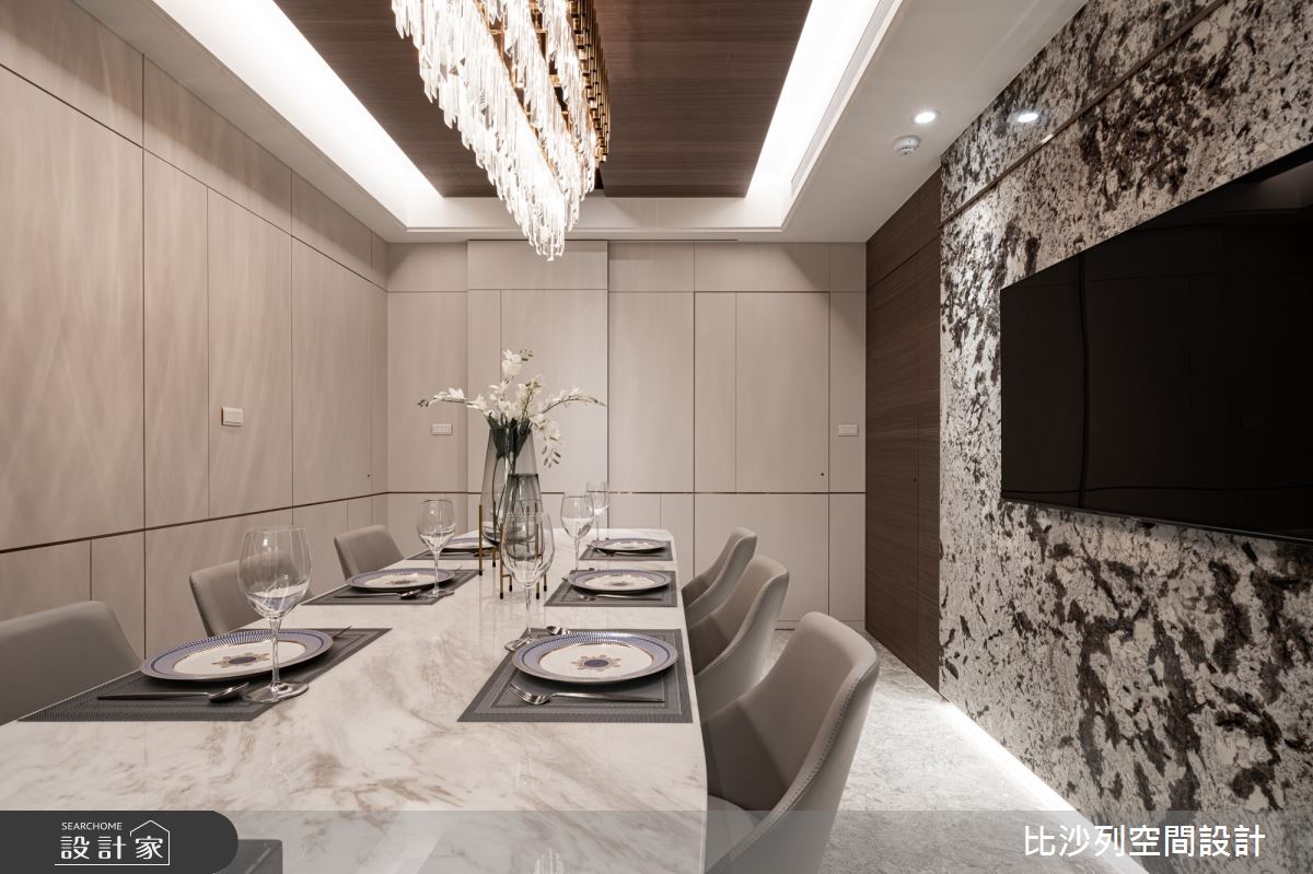 34坪新成屋(5年以下)＿奢華風餐廳案例圖片＿比沙列空間設計＿比沙列_06之14
