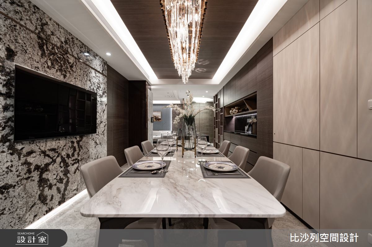 34坪新成屋(5年以下)＿奢華風餐廳案例圖片＿比沙列空間設計＿比沙列_06之15