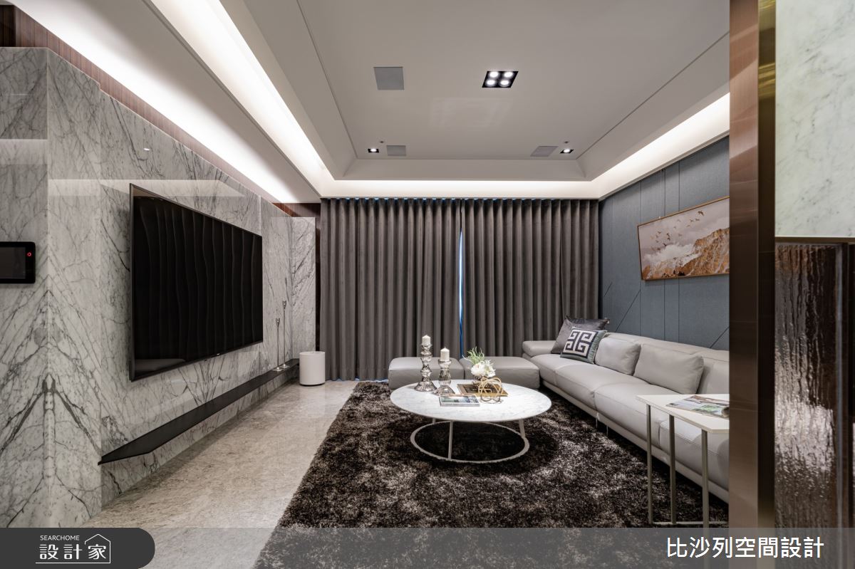 34坪新成屋(5年以下)＿奢華風客廳案例圖片＿比沙列空間設計＿比沙列_06之51