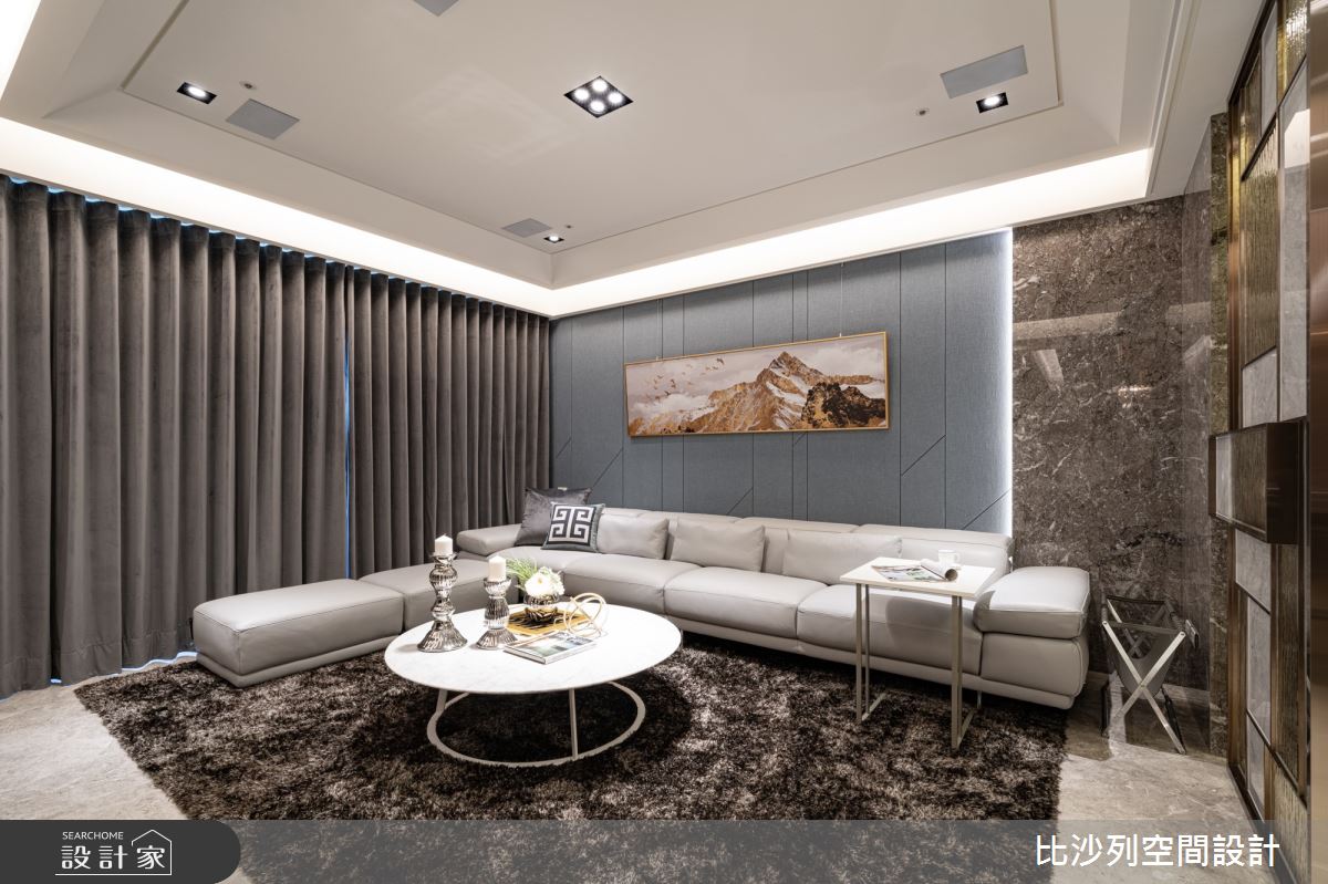 34坪新成屋(5年以下)＿奢華風客廳案例圖片＿比沙列空間設計＿比沙列_06之52