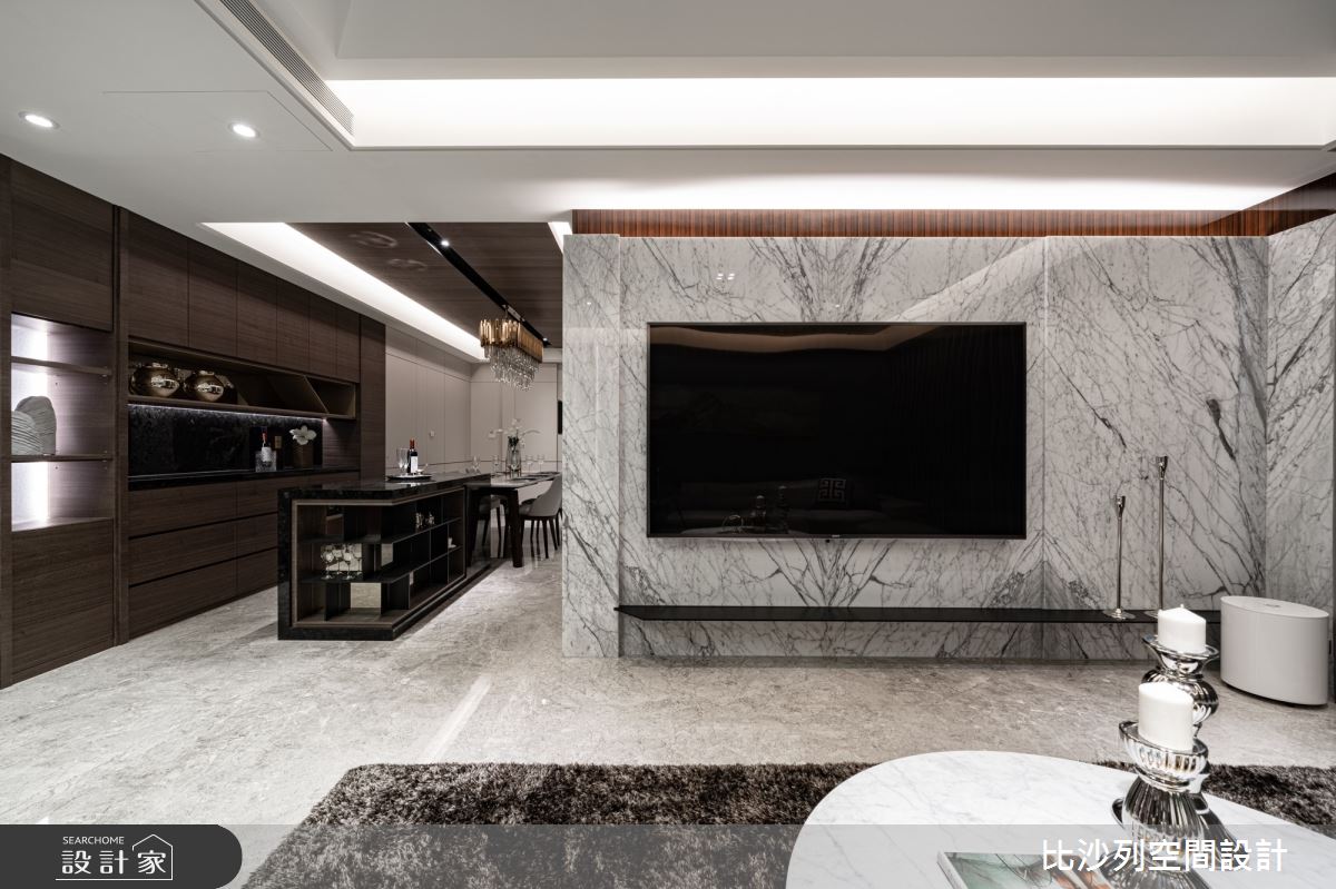 34坪新成屋(5年以下)＿奢華風客廳案例圖片＿比沙列空間設計＿比沙列_06之56