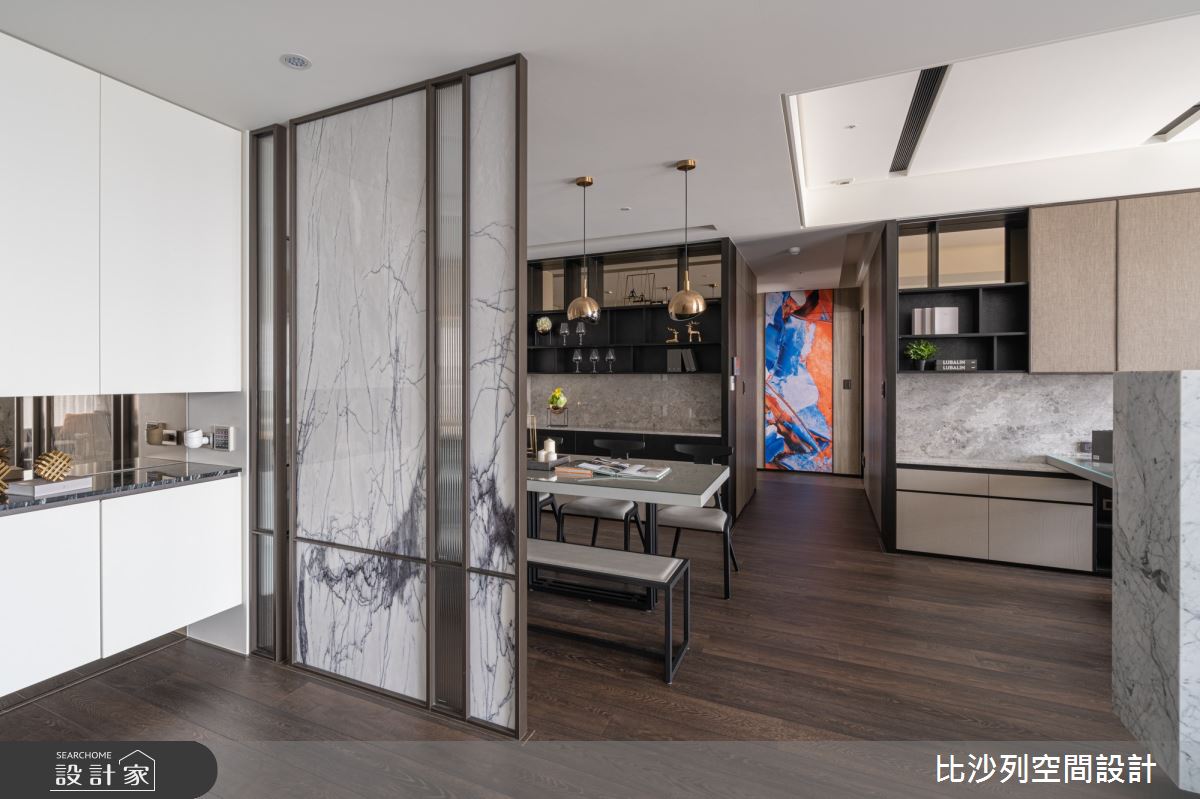 90坪新成屋(5年以下)＿現代風客廳餐廳案例圖片＿比沙列空間設計＿比沙列_07之4