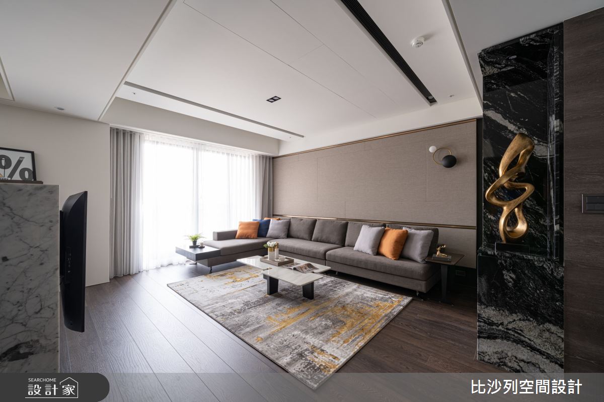 90坪新成屋(5年以下)＿現代風客廳案例圖片＿比沙列空間設計＿比沙列_07之8
