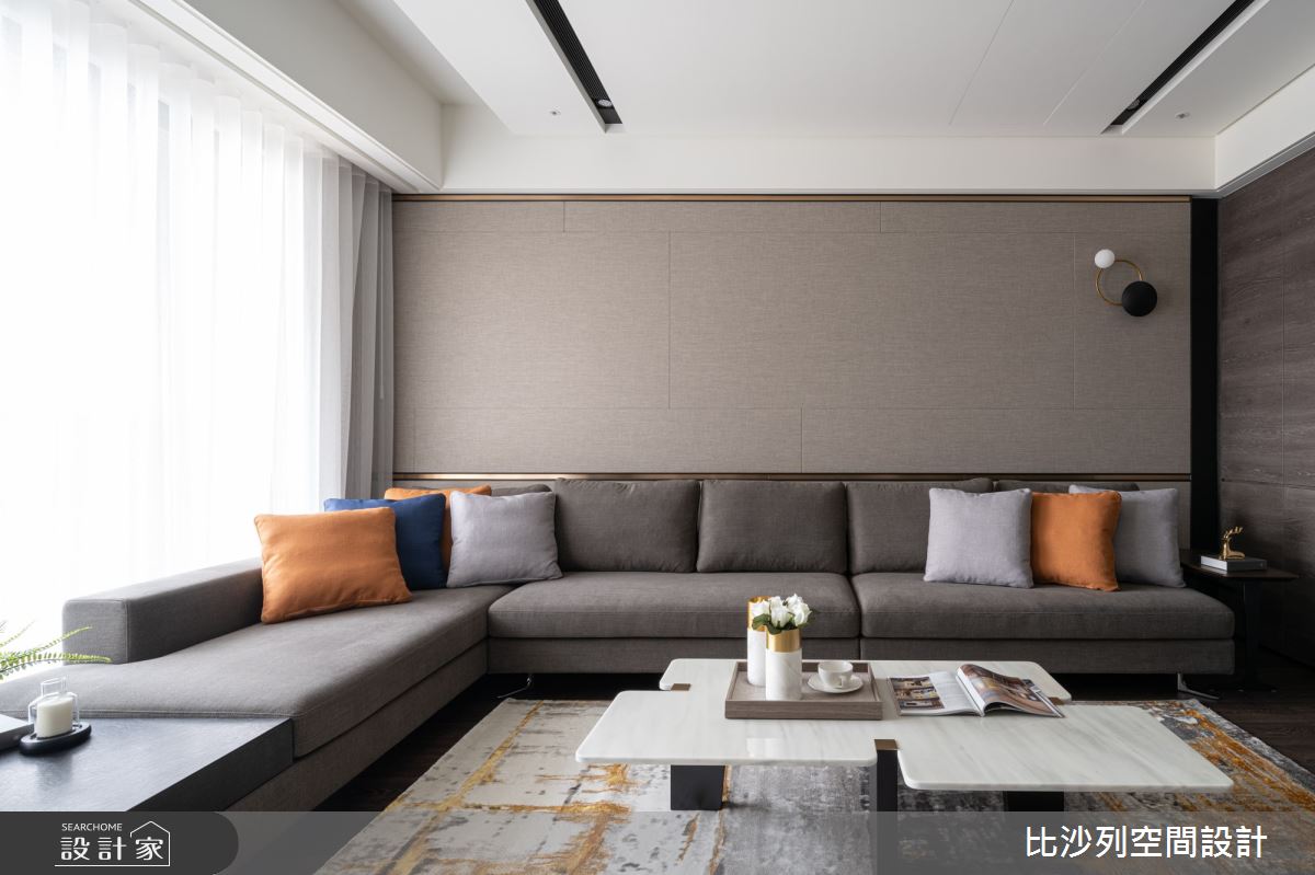 90坪新成屋(5年以下)＿現代風客廳案例圖片＿比沙列空間設計＿比沙列_07之10