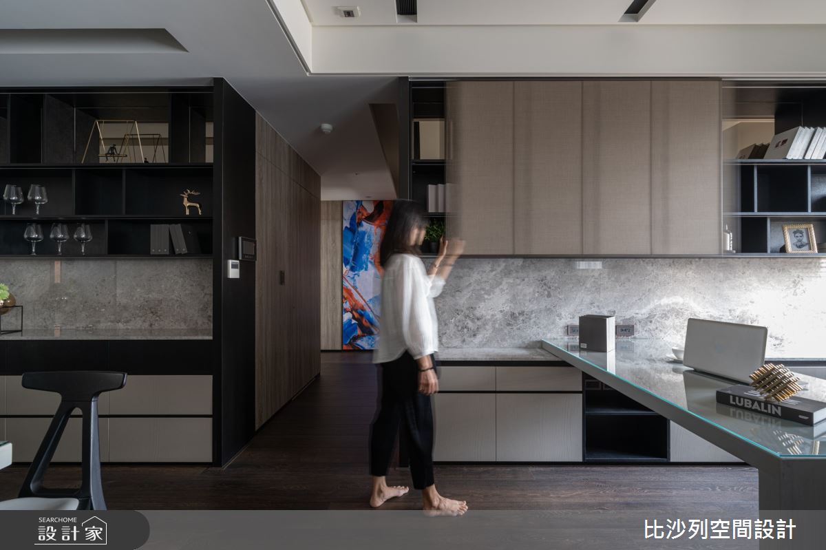 90坪新成屋(5年以下)＿現代風書房案例圖片＿比沙列空間設計＿比沙列_07之20